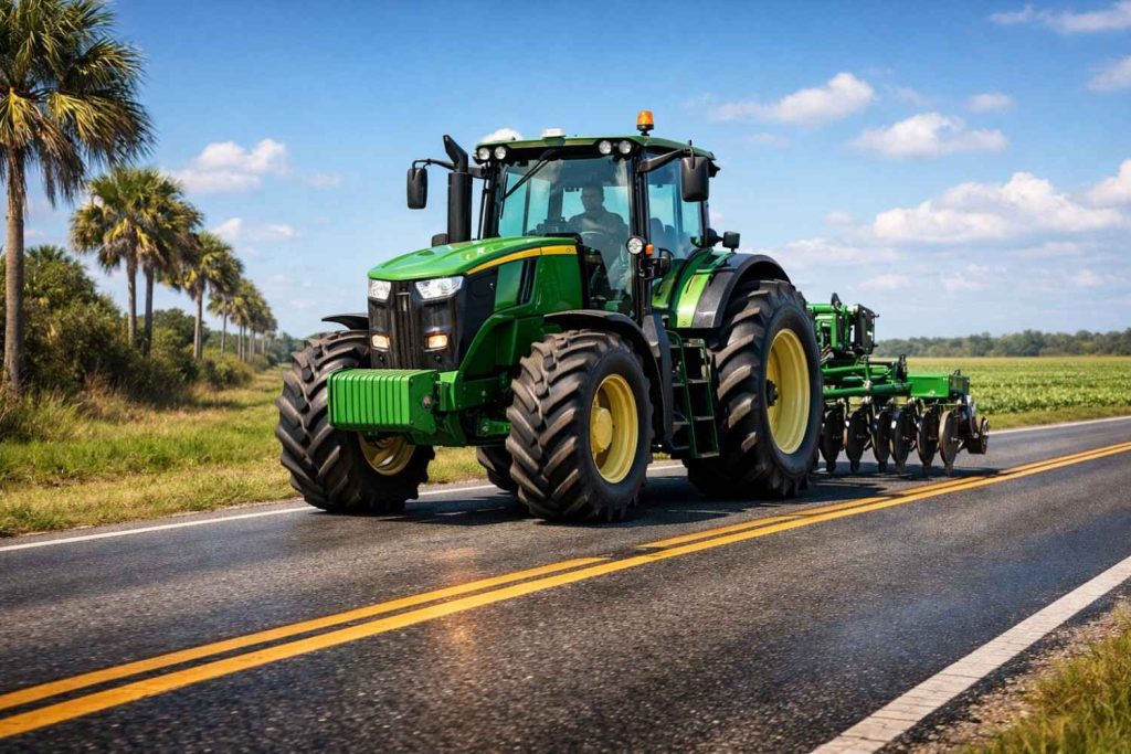The Legality of Tractors on Florida Roads